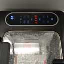 Gourmia Smokeless Indoor Grill & Air Fryer with Recipe Book  Electric Grill for Indoor Use, 5in1 Countertop Cooker, Cast-Iron Grate, 1650W, Glass Lid, Dishwasher-Safe Plates