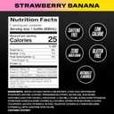 PRIME Hydration STRAWBERRY BANANA, Sports Drinks, Electrolyte Enhanced for Replenishing Fluids, 250mg BCAAs, B Vitamins, Antioxidants, Low Sugar, 16.9 Fl Oz, 12 Pack