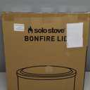 Solo Stove Bonfire Lid - Premium 304 Stainless Steel Fire Pit Cover, Modern Round Design, Versatile Tabletop Accessory, Compatible with Solo Stove Bonfire, Wood Burning and Camping Accessory