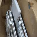 SNTD Dish Drying Rack - Extendable Dish Rack, Large Sink Drying Dish Drainer for Kitchen Counter, Stainless Steel Dish Strainer with Utensil Holder (White)