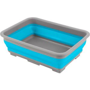 Collapsible Bucket - 7.27-Liter Multipurpose Wash Bin for Camping, Beach Trips, Tailgating Parties, and Cleaning Supplies by Wakeman (Blue) (1-Pack)