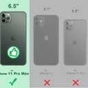 Shields Up Designed for iPhone 11 Pro Max Case, Minimalist Wallet Case with Card Holder [3 Cards] & Ring Stand, [Drop Protection] Slim Protective Cover for iPhone 11 Pro Max (6.5 inch) - Clear