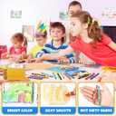 28 Packs 6 Colors Crayons Bulk Back to School Crayons Bright Color Individual Packs Assorted Colors Art Set for Kids School Supplies