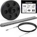 Go Kart Clutch & Throttle Cable Kit for Predator 212cc GX160 GX200 6.5HP, 3/4" Bore 12T Centrifugal Clutch with #35 Chain & 71" Throttle Cable for Go Cart Kart Minibike