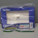 116in Cord Hider Kit, Cord Covers for Wires on Wall, Paintable Cable Raceway, Cord Hider for Wall Mount tv, tv Cable Hider Wall kit, Wire Covers for Cords, W0.96in X H0.57in, White