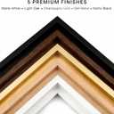 Canvas Floater Frame for 1 to 1 1/4 Deep Gallery-Wrapped Canvas, Modern Wood-Look Floating Frame for Finished Wall Art, Oil Paintings for Gallery Bedroom Studio, Made in USA(Dark Brown,24x36inch)