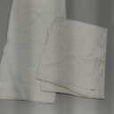 Kitchen Curtains 36 Inch Length 2 Panels Set Linen Blend Back Tab Privacy Light Filtering Cafe Curtains Modern Neutral Short Tier Curtain for Small Window Front Door Bathroom RV Camper 36x36 Cream (Natural)