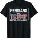 Persians for Trump, XL, T-shirt, Black