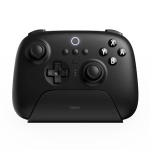 8BitDo Ultimate Bluetooth Controller with Charging Dock, Wireless Pro Controller with Hall Effect Sensing Joystick, Compatible with Switch, Windows and Steam Deck (Black)