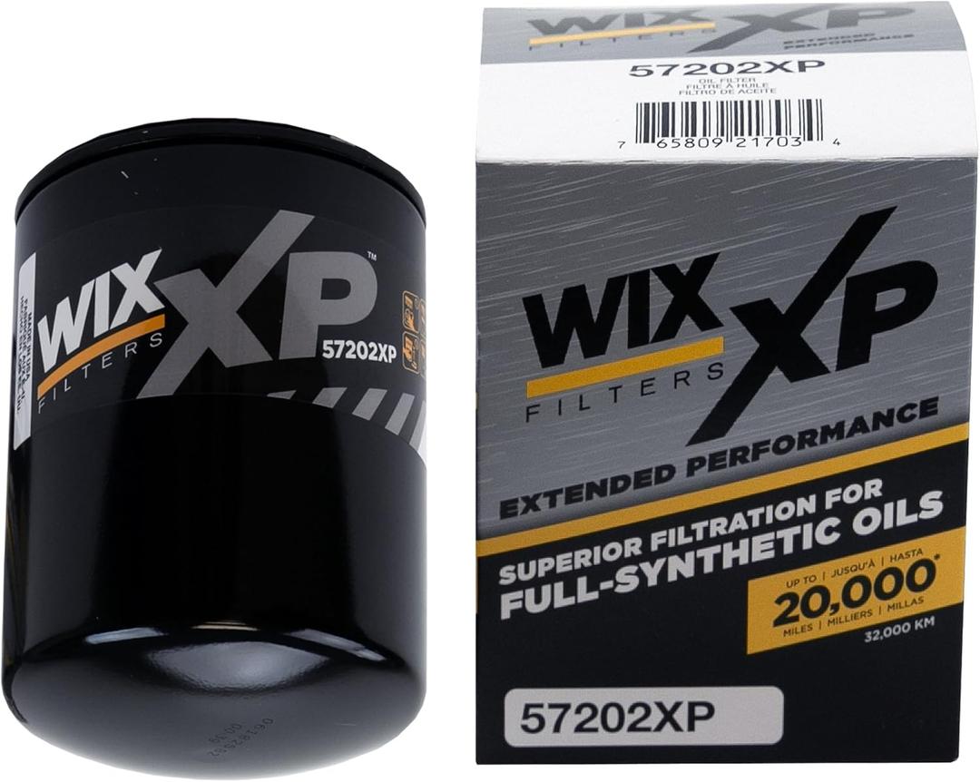 WIX 57202XP WIX XP Oil Filter Replacement, Built for Synthetic Oil - Compatible With Chev-GMC Vehicles w/ 6.6L Duramax Diesel (01-14)