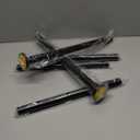 Black Shower Curtain Rod Tension 30 to 80 Inch,1 Inch Diameter Adjustable Tension Curtain Rod No Drilling,Shower Rods for Bathroom,No Rust