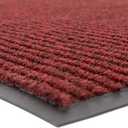Notrax 109 Brush Step Carpeted Indoor/Outdoor Entrance Mat for Home or Office, 31' X 47', Absorbent Slip Resistant Heavy Duty Entry Mat, Red/Black, 109S0035RB