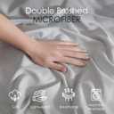 Hearth & Harbor Light Grey Duvet Cover Twin Size - 2 Piece Soft Double Brushed Bedding Set - Includes 1 Twin Duvet Cover with Button Closure 68x90 inches and 2 Pillow Shams