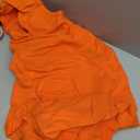 Kuoser Dog Recovery Suit for Rear Legs, Dog Surgical Suit with Dog Pants to Prevent Licking Wounds, Dog Onesie for Surgery Female Spay Male Neuter, Anti Licking Dog Recovery Leg Sleeve, Orange 4XL (4x-large (Back Length: 68cm / 26.77"))