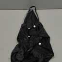 Dog Raincoat with Hood, Waterproof Full-Coverage Reflective Rain Jacket Quick-Drying Rain Poncho and Shoes for Small Medium Large Dogs,Black,S (SBack Length 8'')