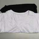 KKJ 2 Pack Womens Tank Tops 2026 Workout V Neck Tees Spring Summer Sleeveless Loose Fit Casual Outfits Shirts Fashion Clothes (Medium, Black/White)