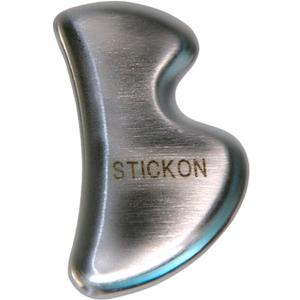 STICKON Stainless Steel Gua Sha Scraping Massage IASTM Soft Tissue Mobilization Tool (B Shape)