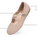 FRANK MULLY Women's Mary Jane Flats Knit Ballet Criss Cross Ankle Strap Flat Shoes