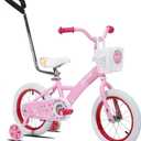 JOYSTAR 10" 12" 14" 16" Kids Bike for Boys and Girls, 16 Inch with Training Wheels