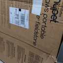 MYPET North States Paws Portable Pet Gate: 26-40" Wide. Pressure Mount. No Tools Needed. Made in USA, 23" Tall, Expandable, Durable Dog Gates for Doorways, Fieldstone Gray