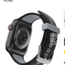 Otterbox Apple Watch Band 42/44/45mm All Day Comfort - Pavement (Black / Grey) (New)