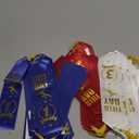 Oudain 72 Pieces Field Day Award Ribbons 1st, 2nd, 3rd Place School Field Day Ribbons with Event Card and Rope Red, Blue, White Student Awards Classroom for Competition Sports Event