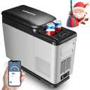 BODEGA 12 Volt Refrigerator, 16 Quart (15L) Car Fridge, Portable Refrigerator (-4-68), 12/24V DC for Outdoor, Vehicles, Camping, Travel