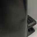 TIPGO Slim Bathroom Trash Can with Lid Soft Close, Step Pedal, 6 Liter / 1.6 Gallon Stainless Steel Trash Bin, Small Garbage Cans for Bedroom, Office, Kitchen (Matte Black)