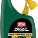 Ortho WeedClear Weed Killer for Lawns Ready-To-Spray: Treats up to 16,000 sq. ft., Won't Harm Grass (When Used as Directed), Kills Dandelion & Clover, 32 oz.
