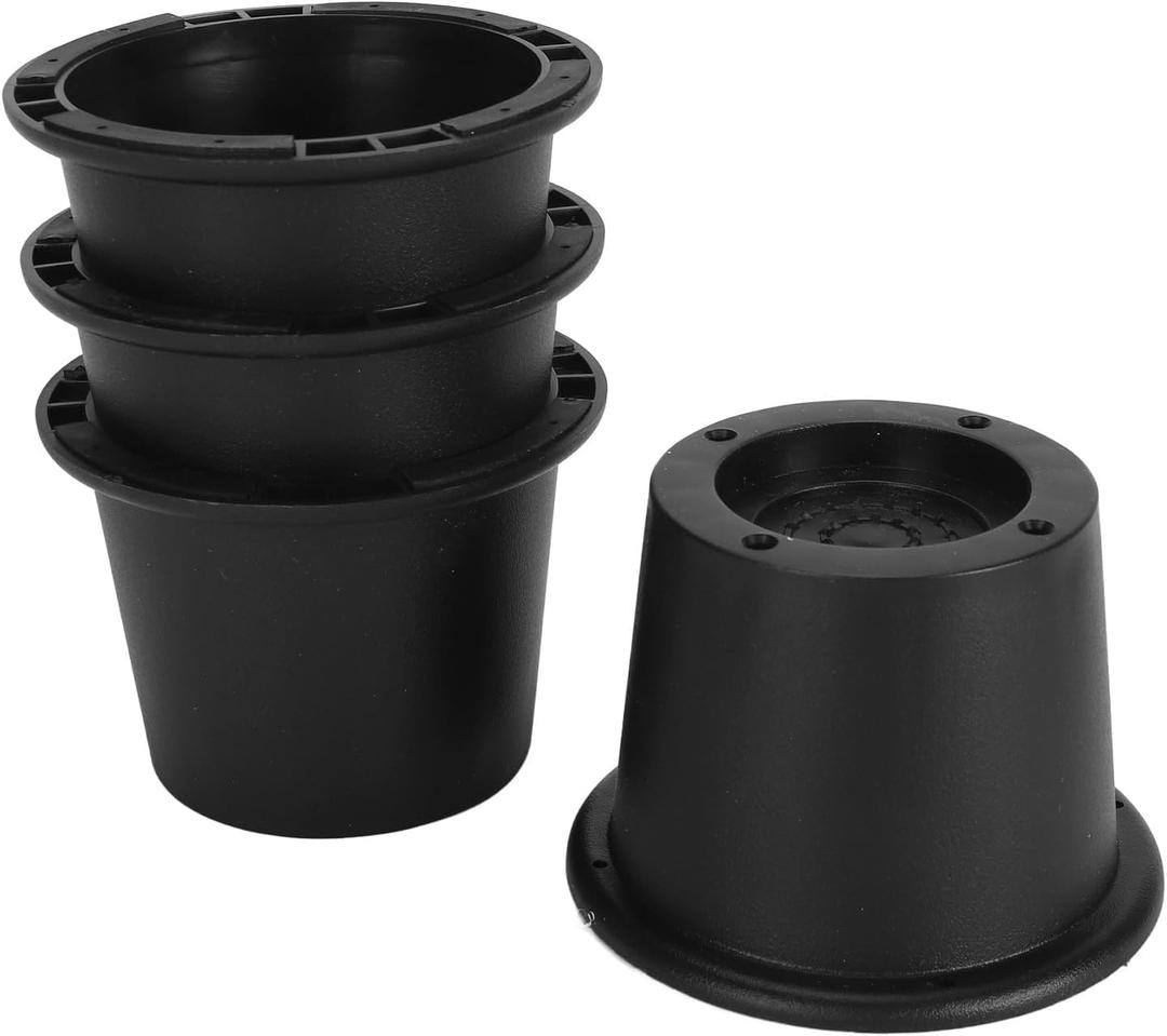 F&Y 4PCS Bed Risers Rubber Heavy Duty Chair Leg Lifts Furniture Riser Blocks for Desk Cabinet Sofa Couch Tables (Type 1)
