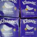Kleenex Ultra Soft Facial Tissues, 8 Cube Boxes, 80 Tissues per Box, 3-Ply
