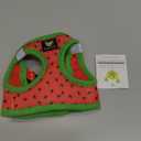 EcoBark Step in Dog Harness Reflective Soft Ultra Padded Mesh Dog Harnesses for XXS, XS, Small, and Medium Dogs Eco-Friendly Comfort Secure Halter No Pull Adjustable Pet Vest (XXS- 4 to 5 lbs- Chest Up to 11 in (Pack of 1), Watermelon Sugar)