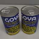 Goya Green Pigeon Peas, Canned, Goya Gandules Beans Canned, Non GMO, High Fiber, Vegan, Gluten-Free Pantry Staple, Pack of 2 (15 oz Cans), Best  By Oct 2028