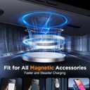 SPIDERCASE Designed for iPhone 16e Case, Magnetic Translucent Matte Case with 2PCS Tempered Glass Screen Protector Slim Phone Case for iPhone 16E 6.1'', Black