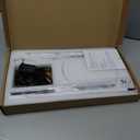 EDISHINE LED Corner Floor Lamp, 57.5" Minimalist Dimmable Sleek Light, Adjustable Height, Tall Floor Lamps for Living Room, Bedroom, Office, 3000K Warm White Light, White