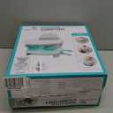 Ingenuity by Summer Unisex Deluxe Comfort Folding Booster Seat with Feeding Tray, Chair Straps Secure Booster, and Removable Seat Pad, Grey (6 Month - 3 Year, Teal)