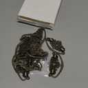 10pcs Vintage Bail Pulls Drop Ring Handle 2.9in Length for Dresser Drawer Closet Cupboard Box Case (Holes Centres 2.5in Bronze)