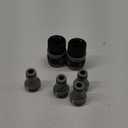 Melnor 65175AMZ 6 Piece Quick Connect Starter Set Connector Bundle, Product Adapter, Product End Connector, Black, Grey