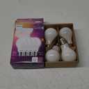 PHILIPS LED 40W A19 4-Pack Ultra Definition Soft White (2200K) 450 Lumen (5W = 40W) Dimmable Frosted Flicker-Free Light Bulbs