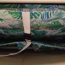 Tommy Bahama 5-Position Classic Lay Flat Backpack Beach Chair with Cooler and Cup Holder, Portable Folding Beach Chair for Tanning, Tropical Leaves