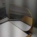 Gold Arched Bathroom Mirror for Wall-30"X20" Wall Mirror for Living Room, Bedroom, Bathroom, Dressing Room Hanging Vanity Mirror for Wall Decoration