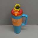 Owala FreeSip Tumbler Insulated Stainless Steel Water Bottle with Built-in Straw and Side Handle, For Travel, Work, School, and Sports, 40oz, BPA Free, Leak Proof, Summer Sweetness