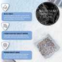 Magnesium Upgrade Alkaline Ion Mineral Water Bottle- 99.9% Pure Natural pH Water BPA Free Tritan Tumbler Coffee Sport Travel Office Outdoor Activities 500ml/16.90Oz (AQUA)