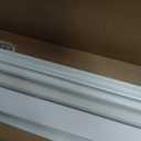 LazBlinds No Tools No Drill 1" Vinyl Mini Blinds, Cordless Blinds for Windows, Light Filtering Horizontal Window Blinds & Shades, 20" W x 48" H, White