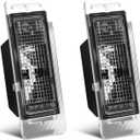 1 Pair License Plate Light Housing Compatible with 2010-2025 Chevy Corvette Camaro Trax Traverse Bolt 2010-2020 Encore Enclave Envision Allure 2010-2019 CTS XTS SRX Replace 13502178 13502179 22854057