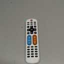 GE BigEZ OneTouch Big Button Universal TV Remote for Seniors, Easy to Use, Replacement Remote for Samsung, LG, Sony, Vizio, Roku TV, Streaming Players, Backlit Buttons, 2 Device, White, 84666