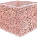 Champagne Gold Christmas Tree Collar with Sparkling Sequins,Christmas Tree Collars for Atificial Trees, 33.5 Inch Christmas Tree Skirt, Xmas Tree Stand Base Cover,Holiday Home Decor Tree Ring(Large)