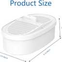 Replacement Filter for Waterdrop WD-PF-01A Plus, Reduces PFOA/PFOS, Chlorine, Compatible with Waterdrop Pitchers, Lasts 3 Months or 200 Gallons, Pack of 4 (Basic - White)