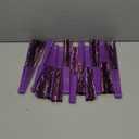 QIRMIZI 11 PCs Handheld Folding Fans Hand Floral Fan – Perfect for Church,Tea Party, Weddings, Props, Cosplay, Dance, Decoration, Performance and Gifts, Purple