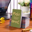 Zonon 24 Pcs Mini Notebooks Bulk for Party Favors Small Lined Notepads Bulk Pocket Notepad Mini Notebook Gift Colorful Small Journal Onboarding Gift for Teacher Office Coworker(Motivational Style)